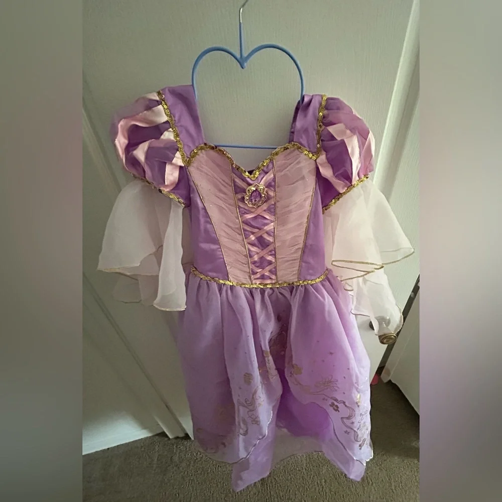 EUC Authentic Girls Disney Rapunzel (Tangled) Dress